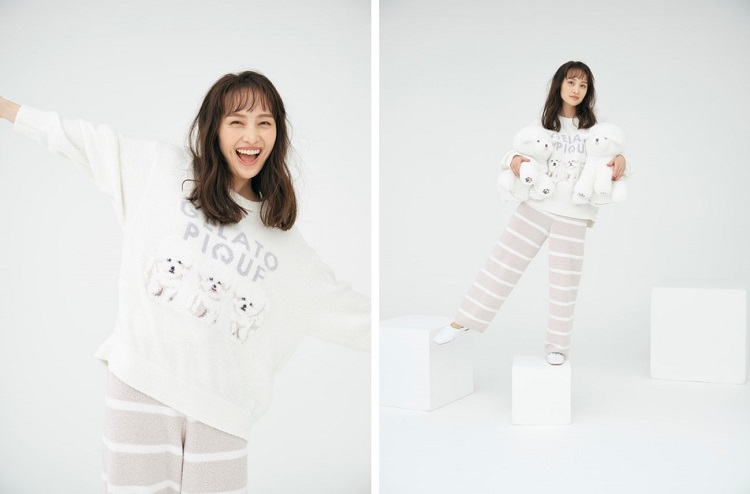 百田夏菜子がルームウェアブランド「gelato pique(ジェラート ピケ 