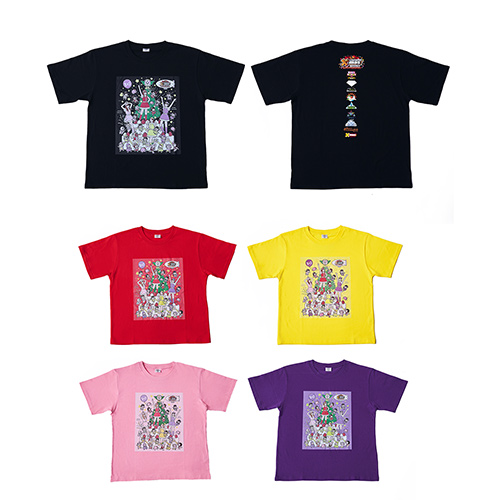 ももクロ各種DVD、CD、Tシャツ、グッズ ちびまる子ちゃん×ももいろクローバーZ キッズTシャツ 110